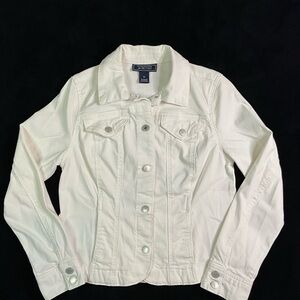 Charter Club white Jean Jacket